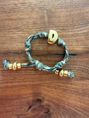 BaubleBar “knotty initial custom bracelet” D